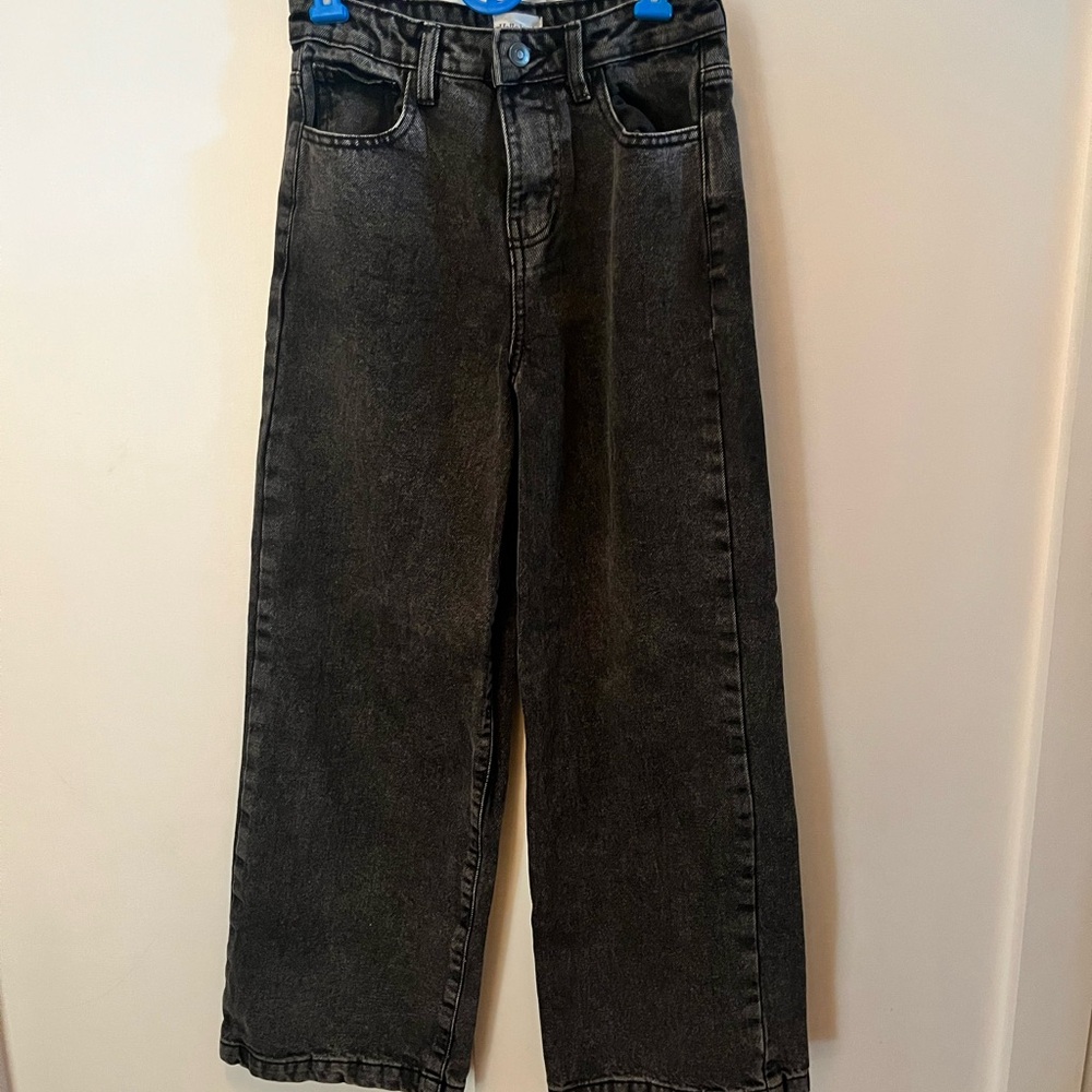 Girls Black Denim Jeans